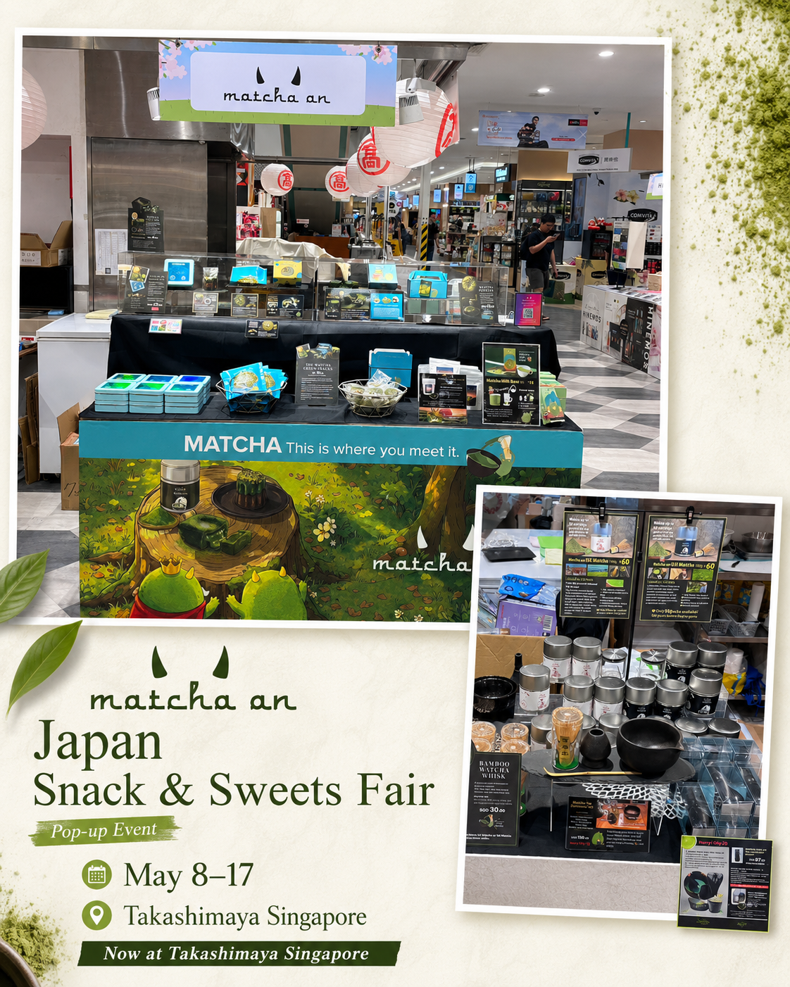 Matcha An at Takashimaya Singapore | Japan Snack & Sweets Fair 2026